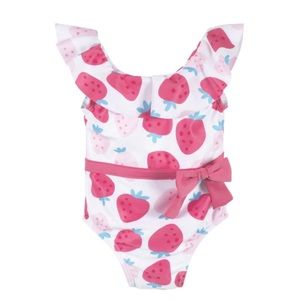 Baby & Toddler Girls Summer Blossom One-Piece Swimsuit With Ruffle